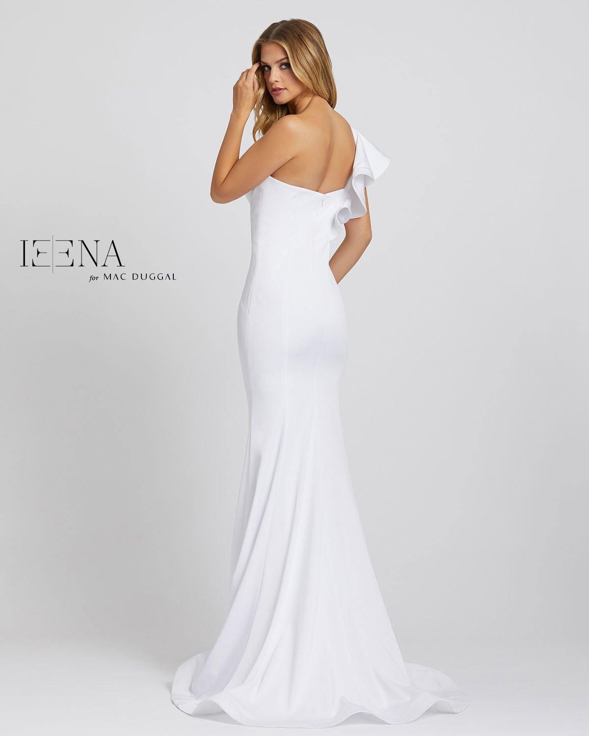 Mac Duggal Long One Shoulder Mermaid Dress 67156 - The Dress Outlet