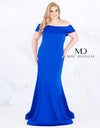 Mac Duggal Long Plus Size Off Shoulder Dress 66812 - The Dress Outlet