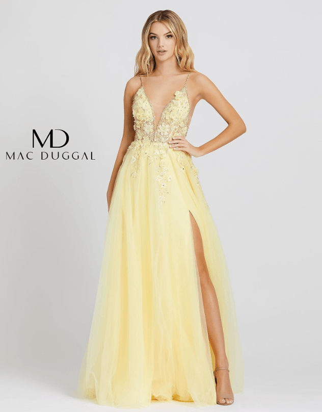 Mac Duggal Long Prom Dress 11125 - The Dress Outlet