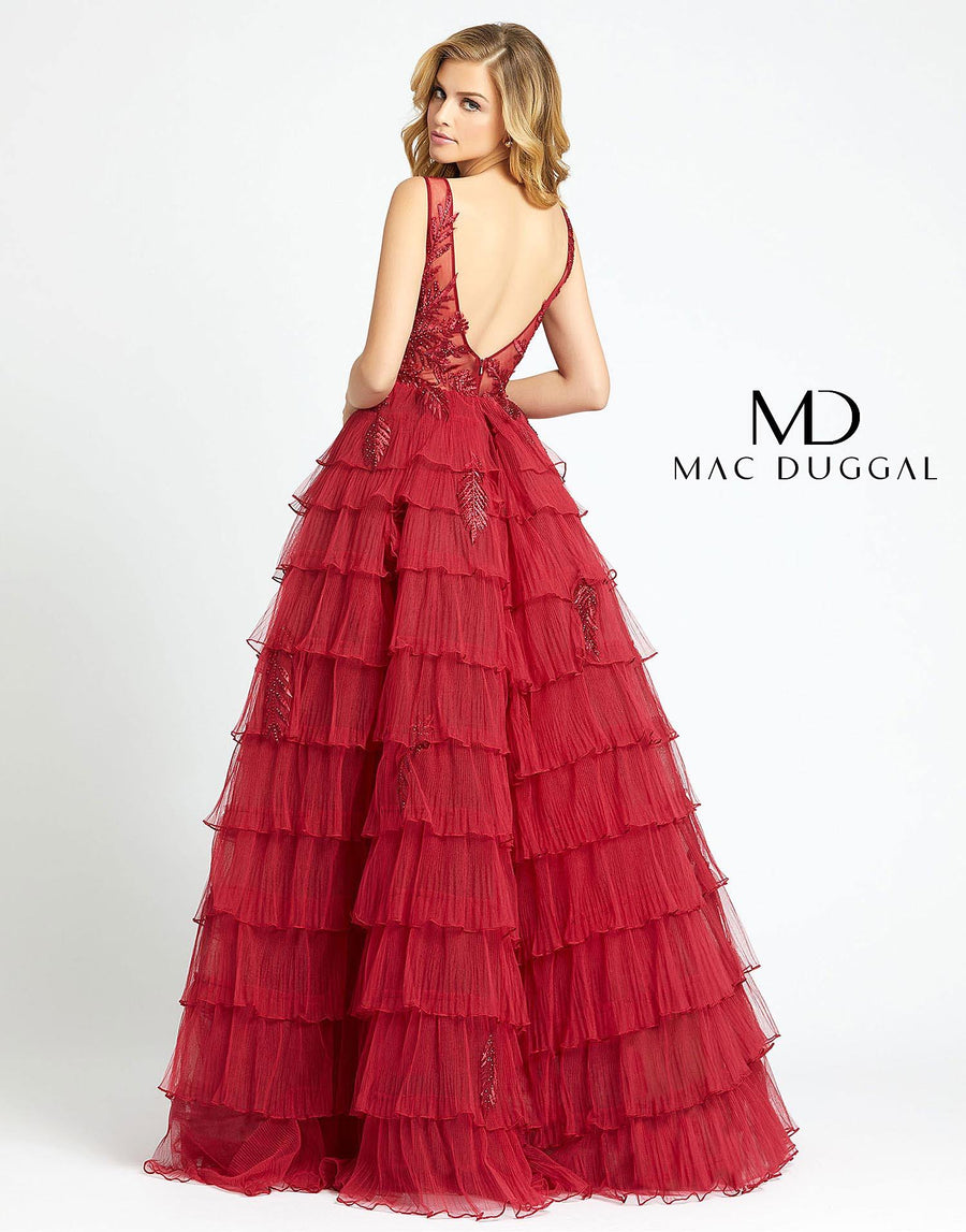 Mac Duggal Long Prom Sleeveless Ball Gown 20136 - The Dress Outlet