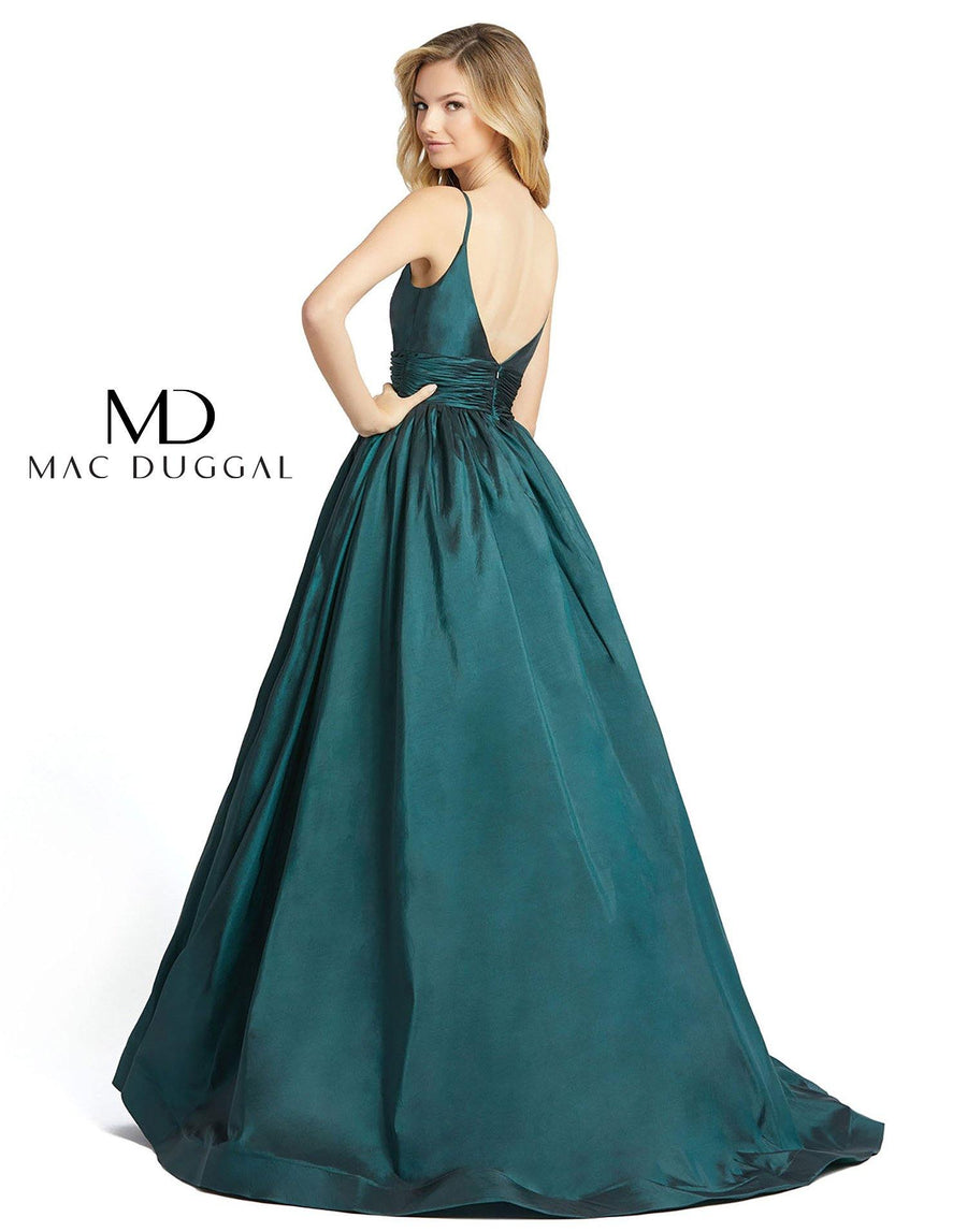 Mac Duggal Long Prom Spaghetti Strap Ball Gown 67691 - The Dress Outlet