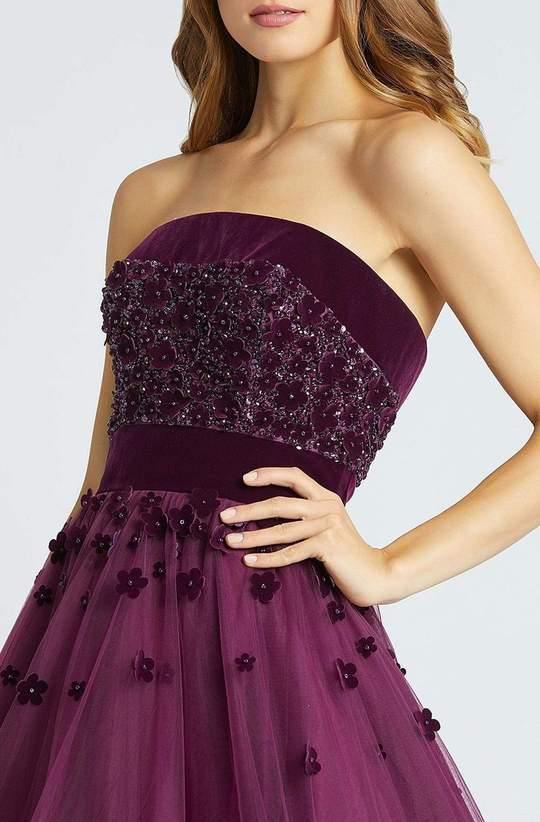 Mac Duggal Long Prom Strapless Formal Dress 66346 - The Dress Outlet