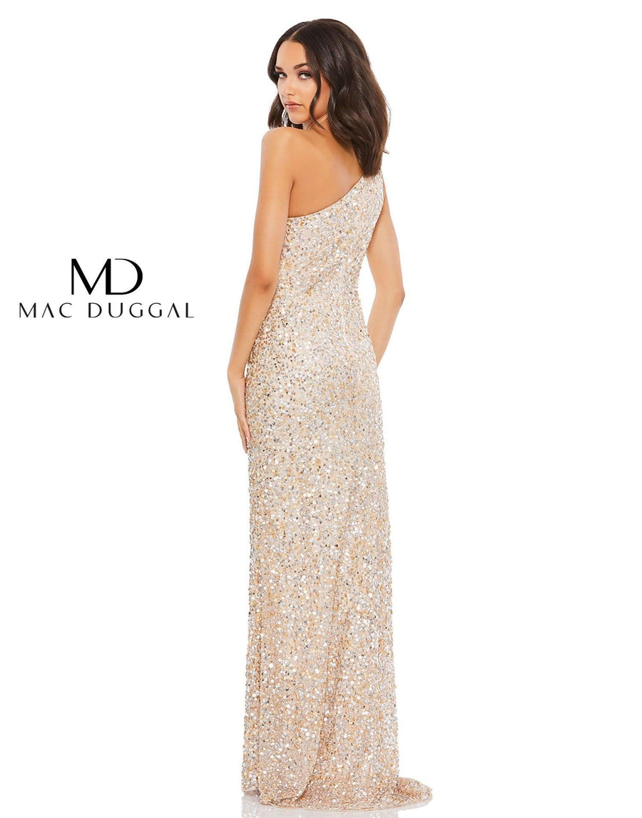 Mac Duggal Long Shoulder Prom Dress 10729 - The Dress Outlet