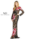 Mac Duggal Long Sleeve Evening Formal Dress - The Dress Outlet