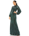 Mac Duggal Long Sleeve Formal Blouson Dress 26576 - The Dress Outlet