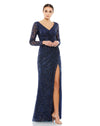 Mac Duggal Long Sleeve Formal Evening Dress 12412 - The Dress Outlet