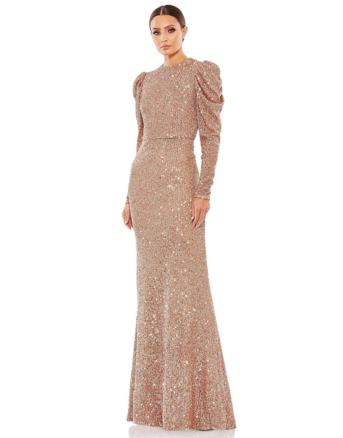 Mac Duggal Long Sleeve Formal Evening Dress 26692 - The Dress Outlet