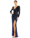 Mac Duggal Long Sleeve Formal Evening Dress 93660 - The Dress Outlet