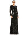 Mac Duggal Long Sleeve Formal Evening Gown 10891 - The Dress Outlet