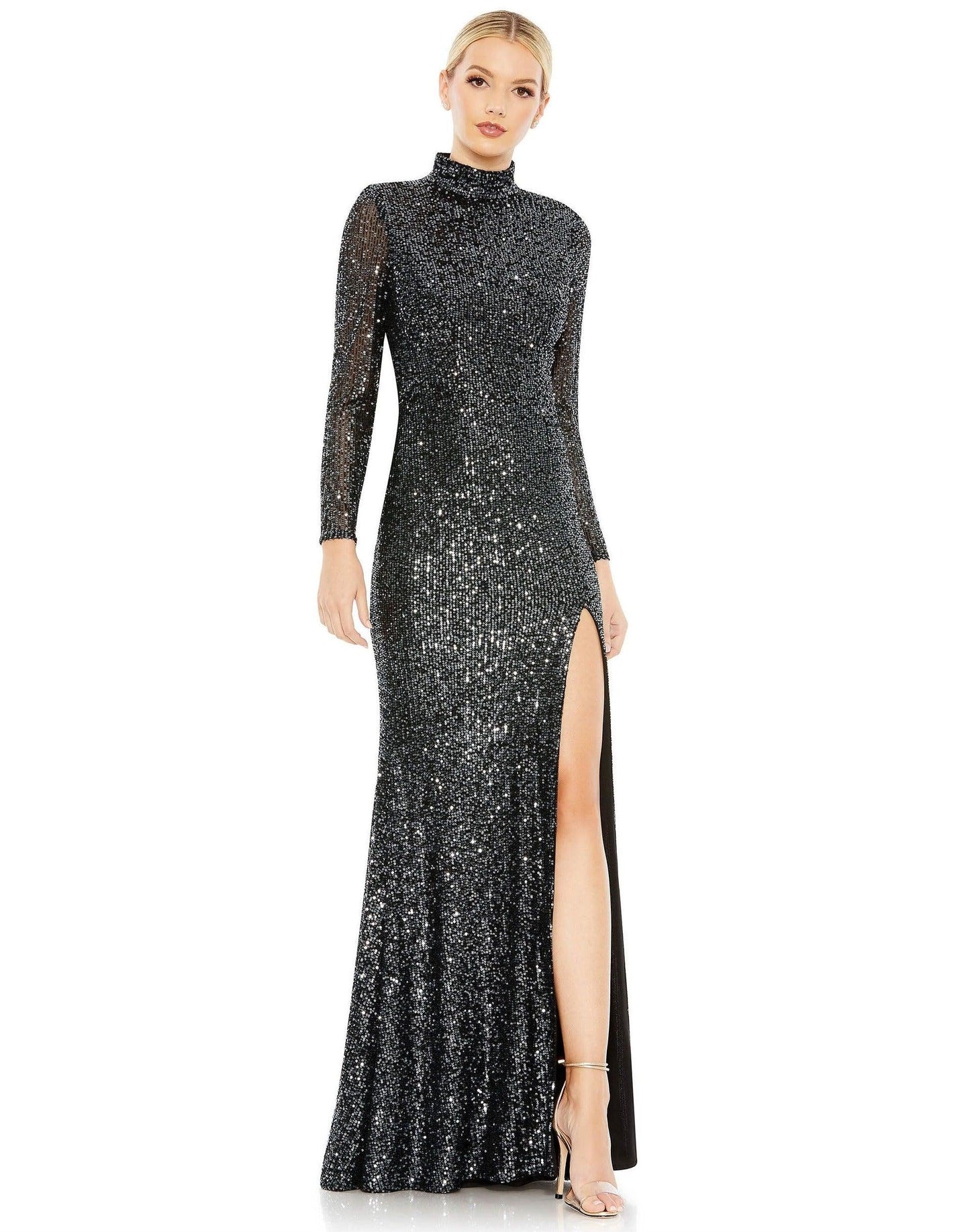 Mac Duggal Long Sleeve Formal Prom Dress 42014 - The Dress Outlet