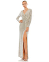 Mac Duggal Long Sleeve Formal Sequin Dress 26723 - The Dress Outlet