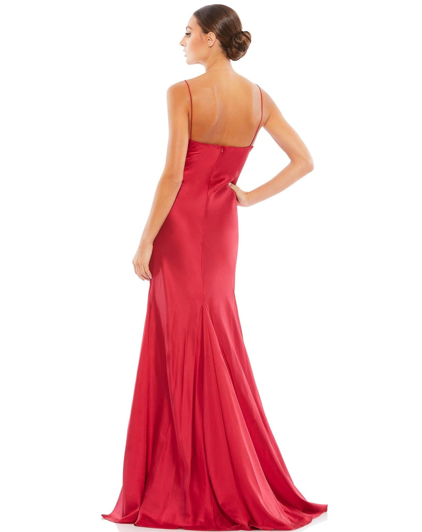 Mac Duggal Long Spaghetti Strap Formal Dress 26415 - The Dress Outlet