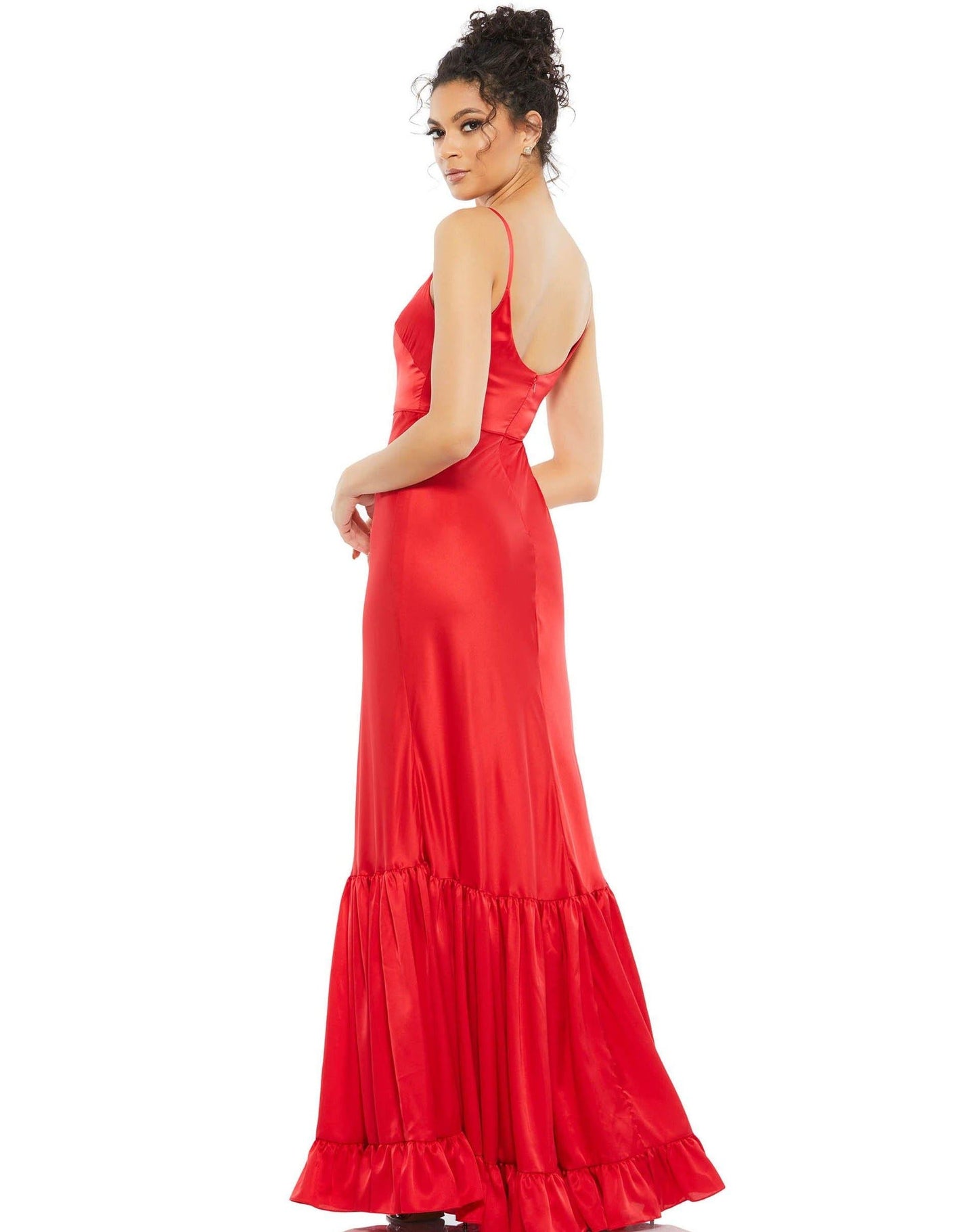 Mac Duggal Long Spaghetti Strap Formal Dress 55381 - The Dress Outlet