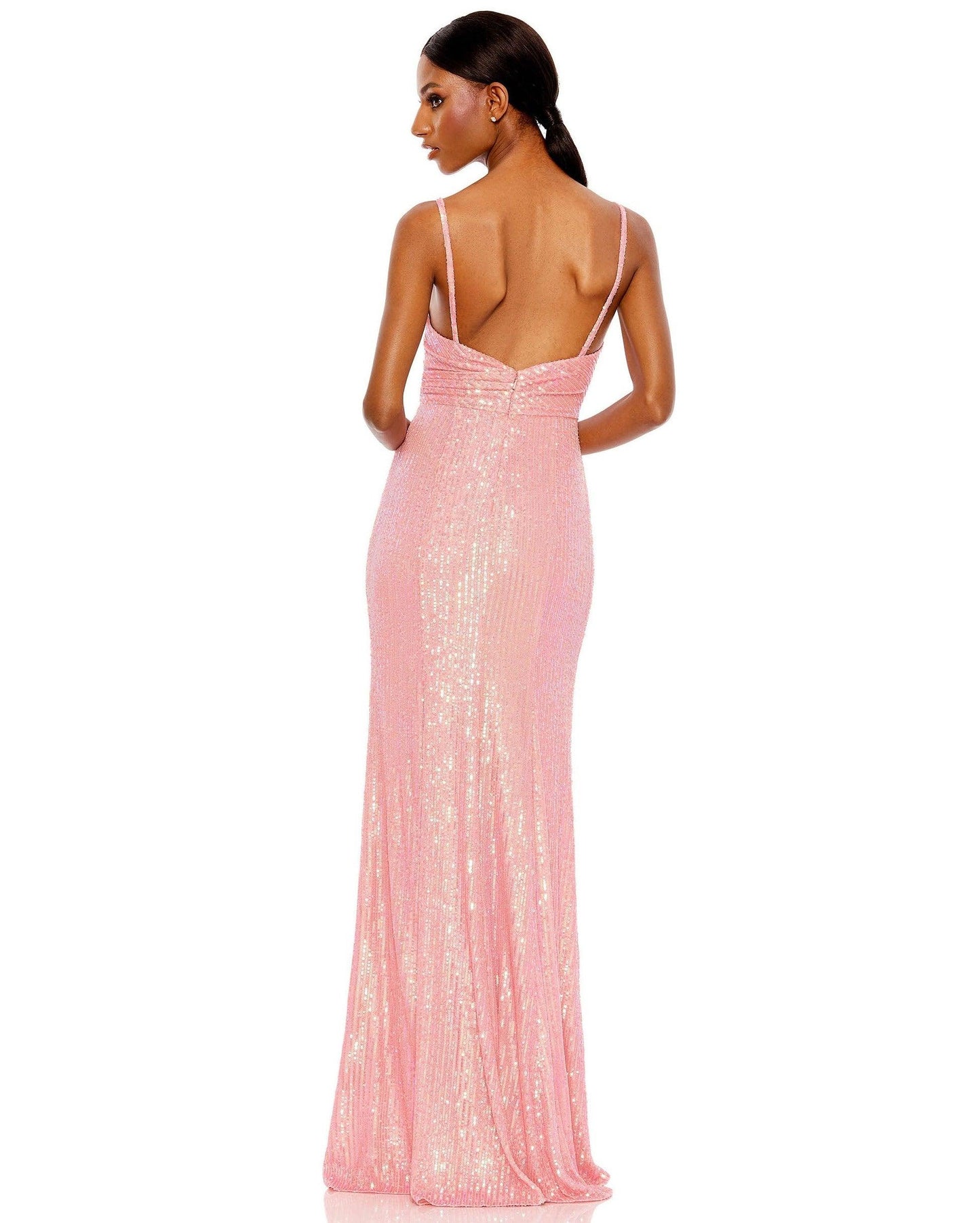 Mac Duggal Long Spaghetti Strap Prom Dress 26945 - The Dress Outlet