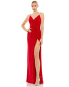 Mac Duggal Long Spaghetti Strap Prom Gown 26695 - The Dress Outlet