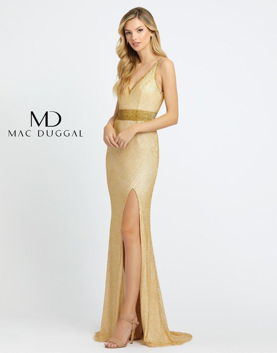 Mac Duggal Long Sparkling Sleeveless Prom Dress 1070 - The Dress Outlet