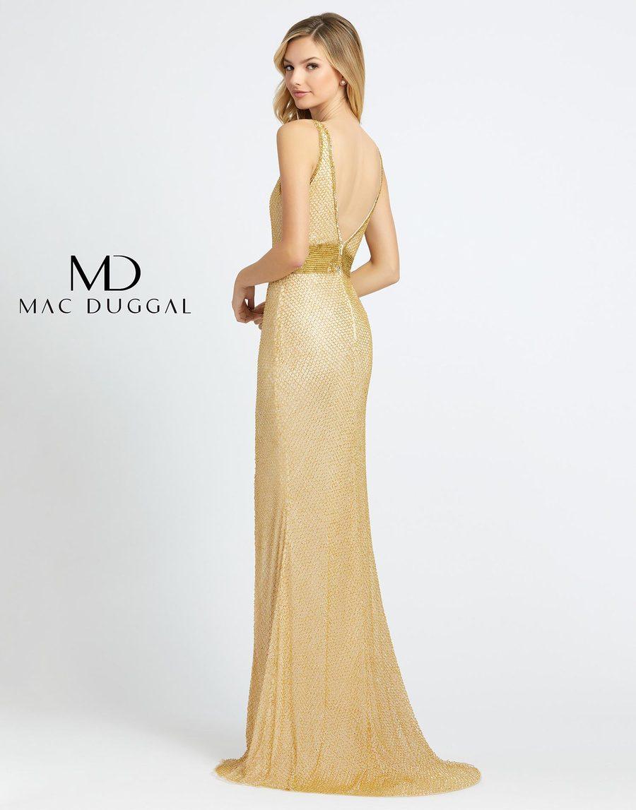 Mac Duggal Long Sparkling Sleeveless Prom Dress 1070 - The Dress Outlet