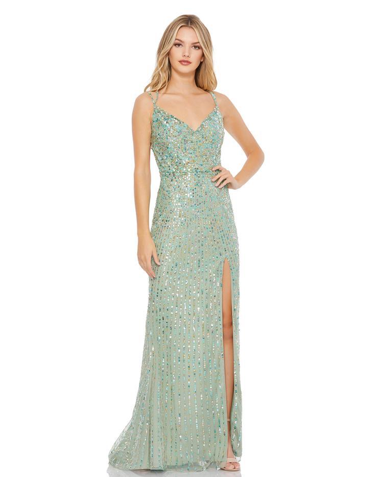 Mac Duggal Long Sparkling Sleeveless Prom Dress 10702 - The Dress Outlet