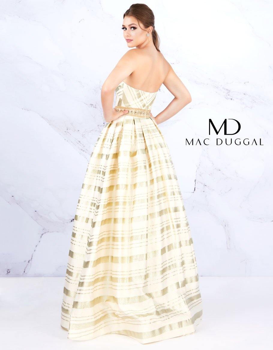 Mac Duggal Long Strapless Prom Ballgown 40883H - The Dress Outlet