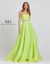 Mac Duggal Long Strapless Prom Ballgown 67105H - The Dress Outlet