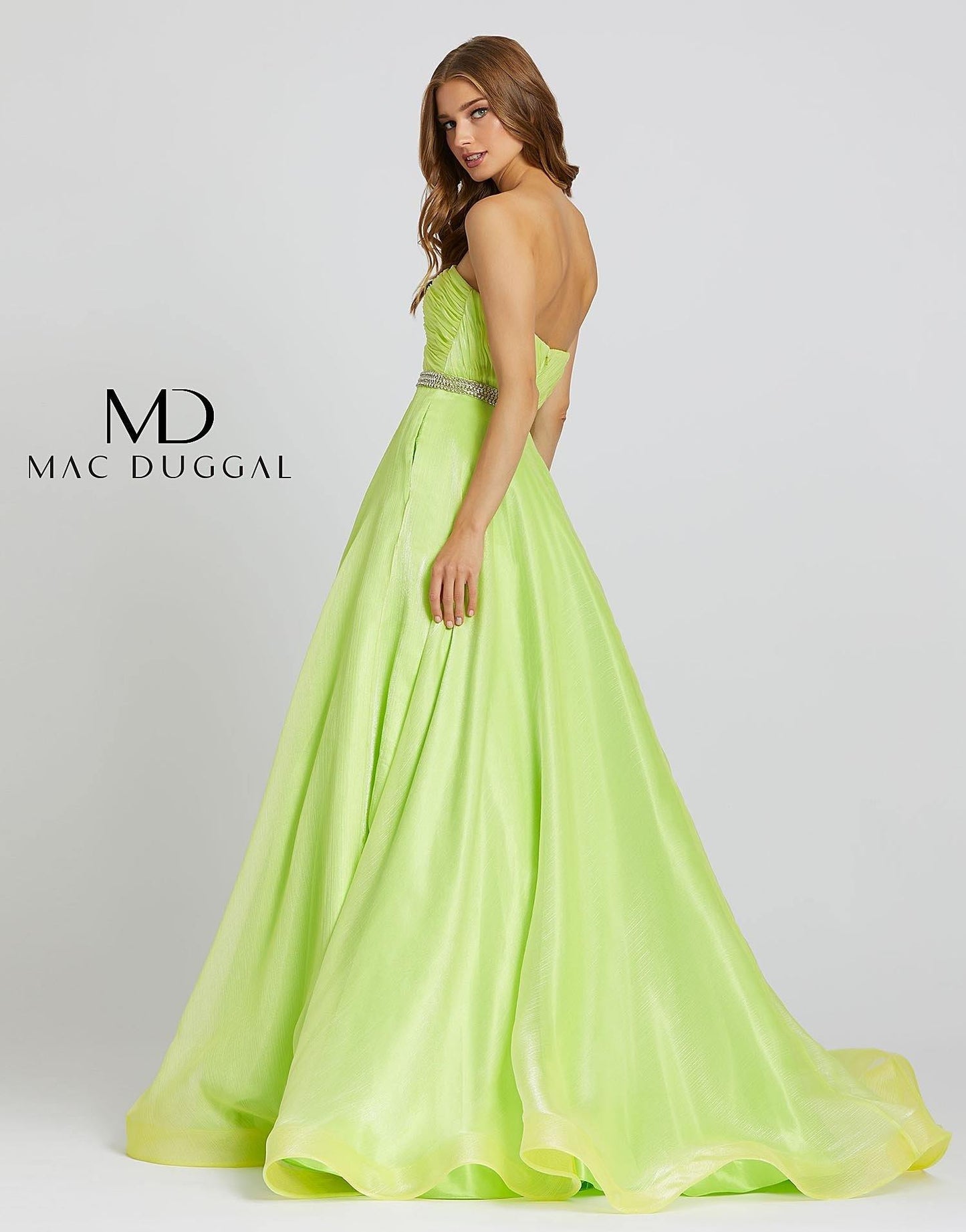 Mac Duggal Long Strapless Prom Ballgown 67105H - The Dress Outlet