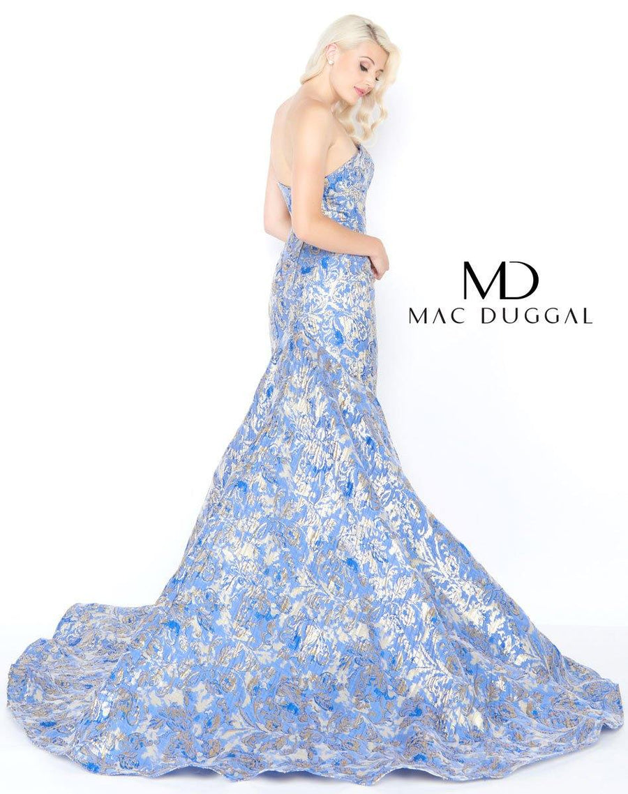 Mac Duggal Long Strapless Prom Mermaid Gown 66219M - The Dress Outlet