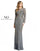 Mac Duggal Mother of the Bride Long Dress Platinum