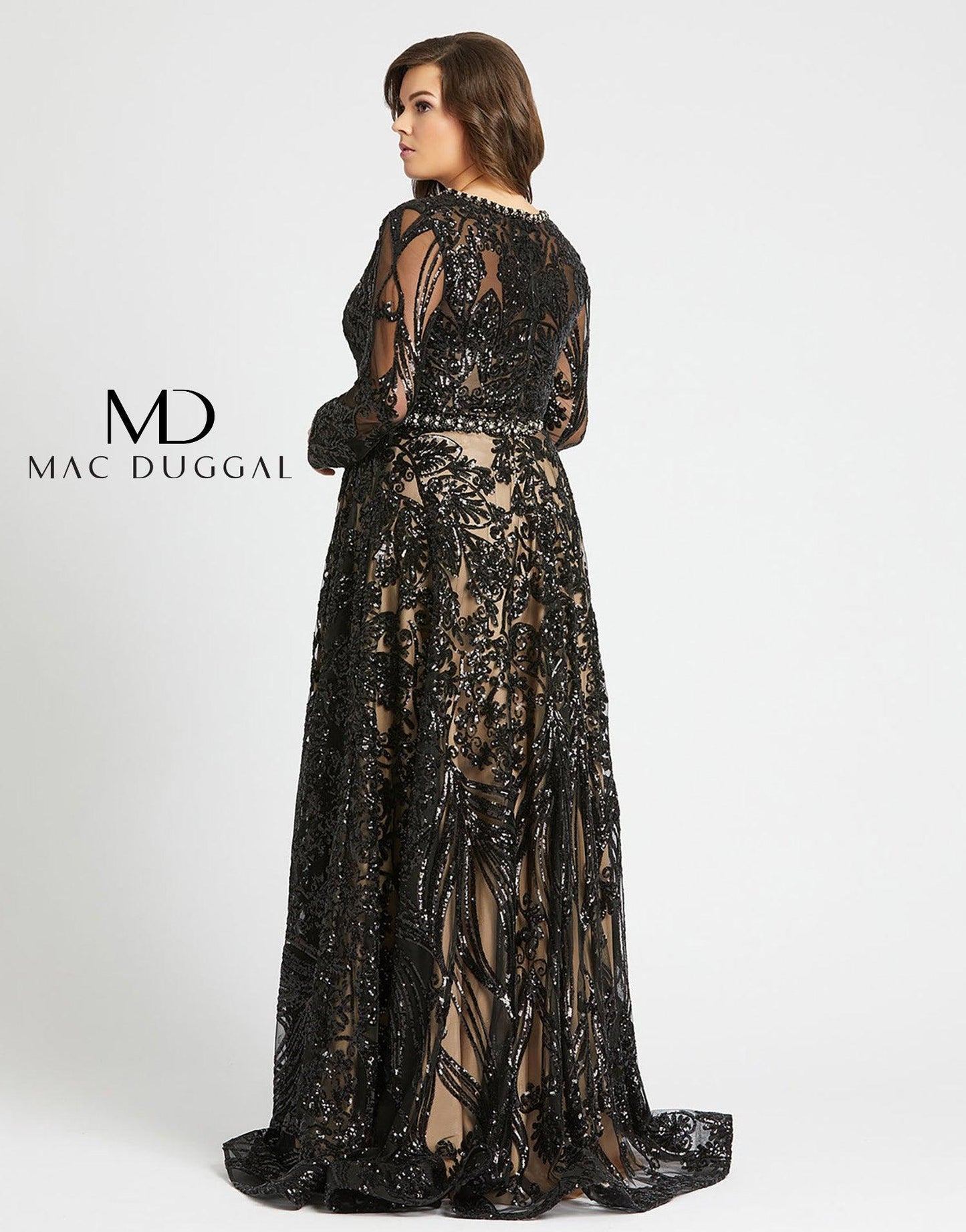 Mac Duggal Plus Size Long Gown 67148 Sale - The Dress Outlet