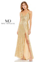 Mac Duggal Prom Long Beaded Sequins Dress 5366 - The Dress Outlet