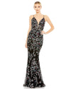 Mac Duggal Prom Long Formal Floral Print Gown 20332 - The Dress Outlet