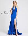 Mac Duggal Prom Long Fitted Halter Dress 66465L - The Dress Outlet