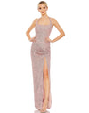 Mac Duggal  Prom Long Halter Evening Gown 11279 - The Dress Outlet