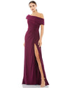 Formal Dresses Prom Long One Shoulder Formal Gown Eggplant