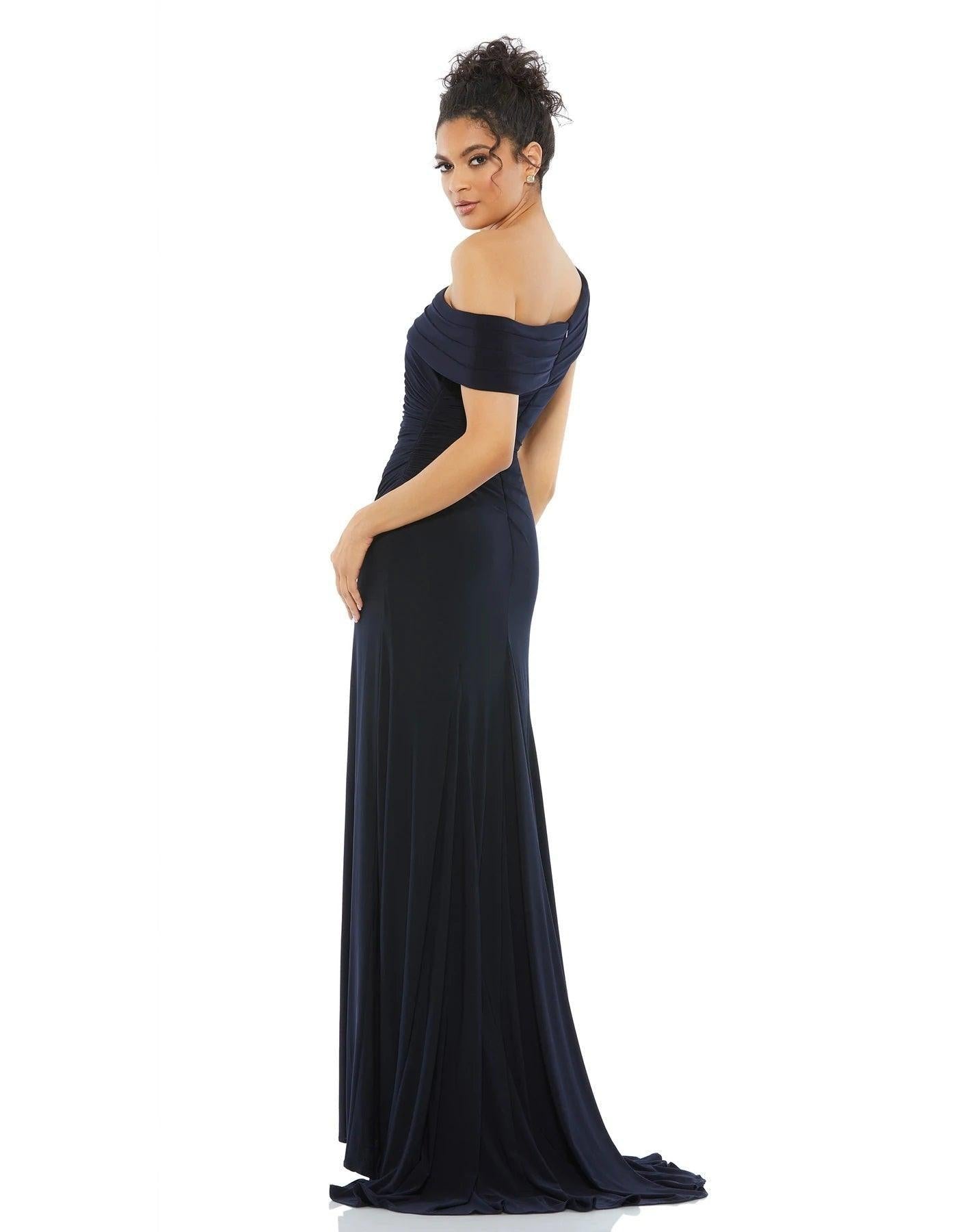 Mac Duggal Prom Long One Shoulder Formal Gown 26517 - The Dress Outlet