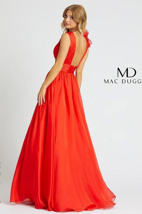 Mac Duggal Red Prom Dress