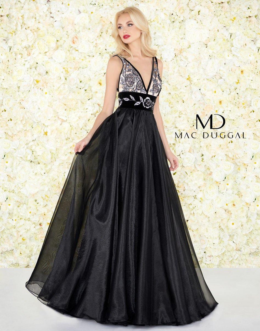 Mac Duggal Prom Long Sleeveless Ball Gown 2035R - The Dress Outlet