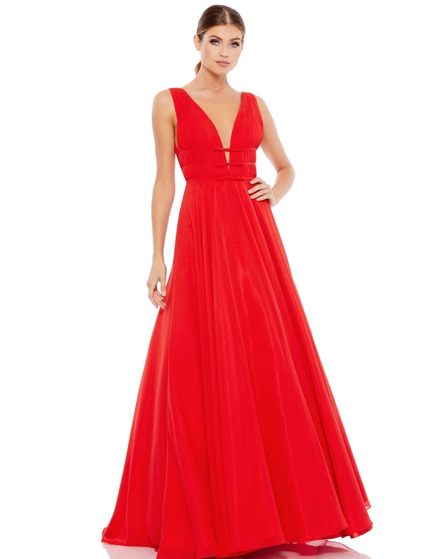 Mac Duggal Prom Long Sleeveless Ball Gown 55379 - The Dress Outlet