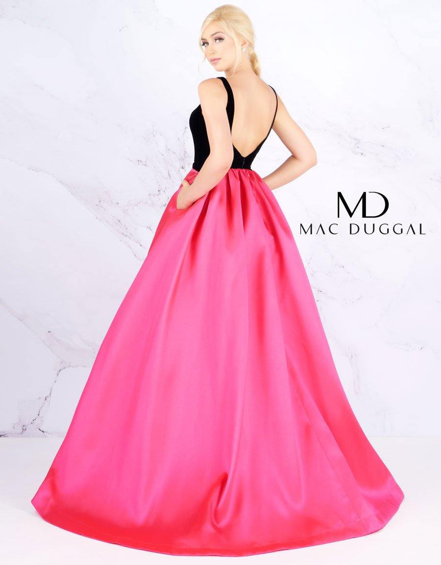 Mac Duggal Prom Long Sleeveless Ballgown 66720H - The Dress Outlet