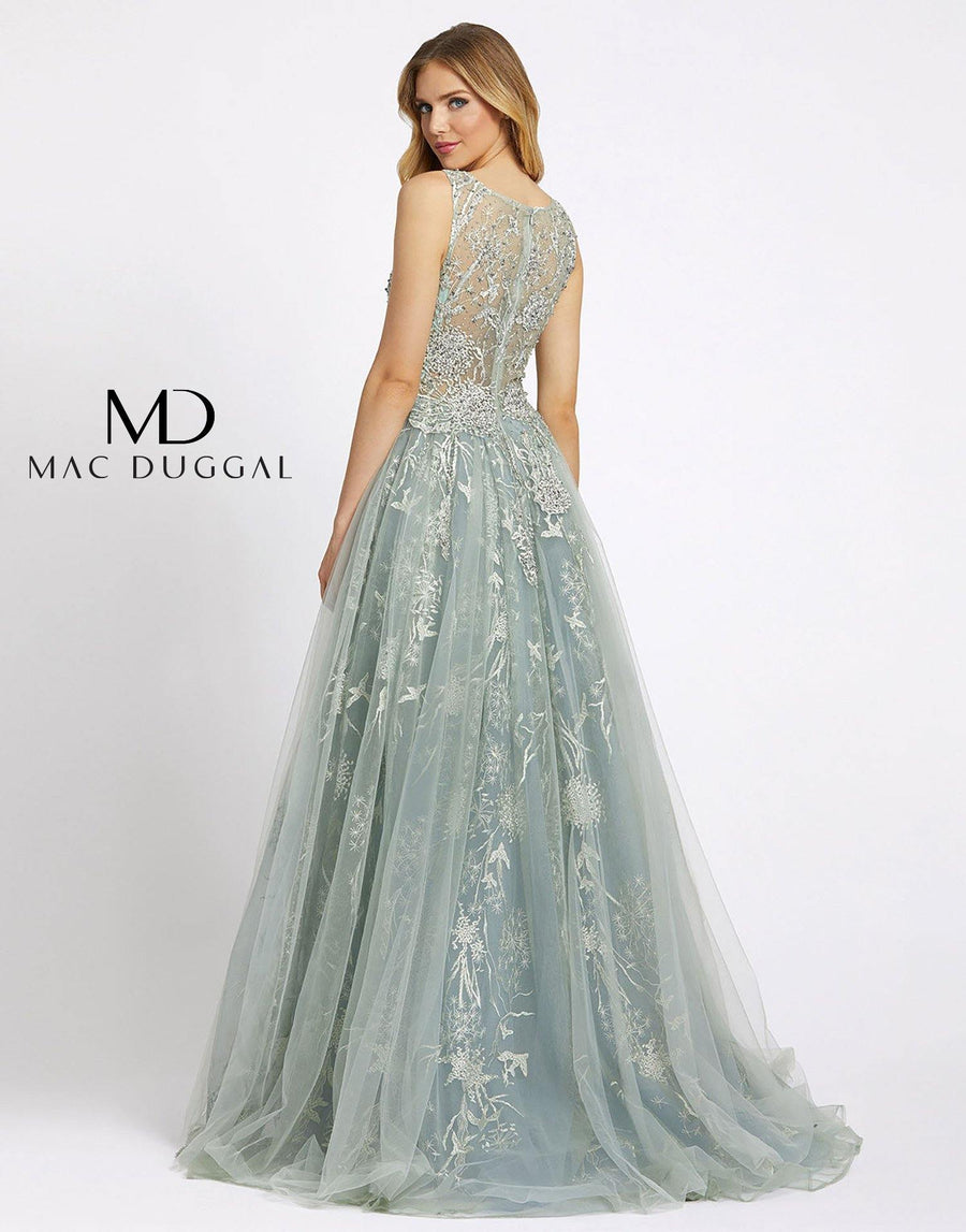 Mac Duggal Prom Long Sleeveless Evening Gown 20220 - The Dress Outlet