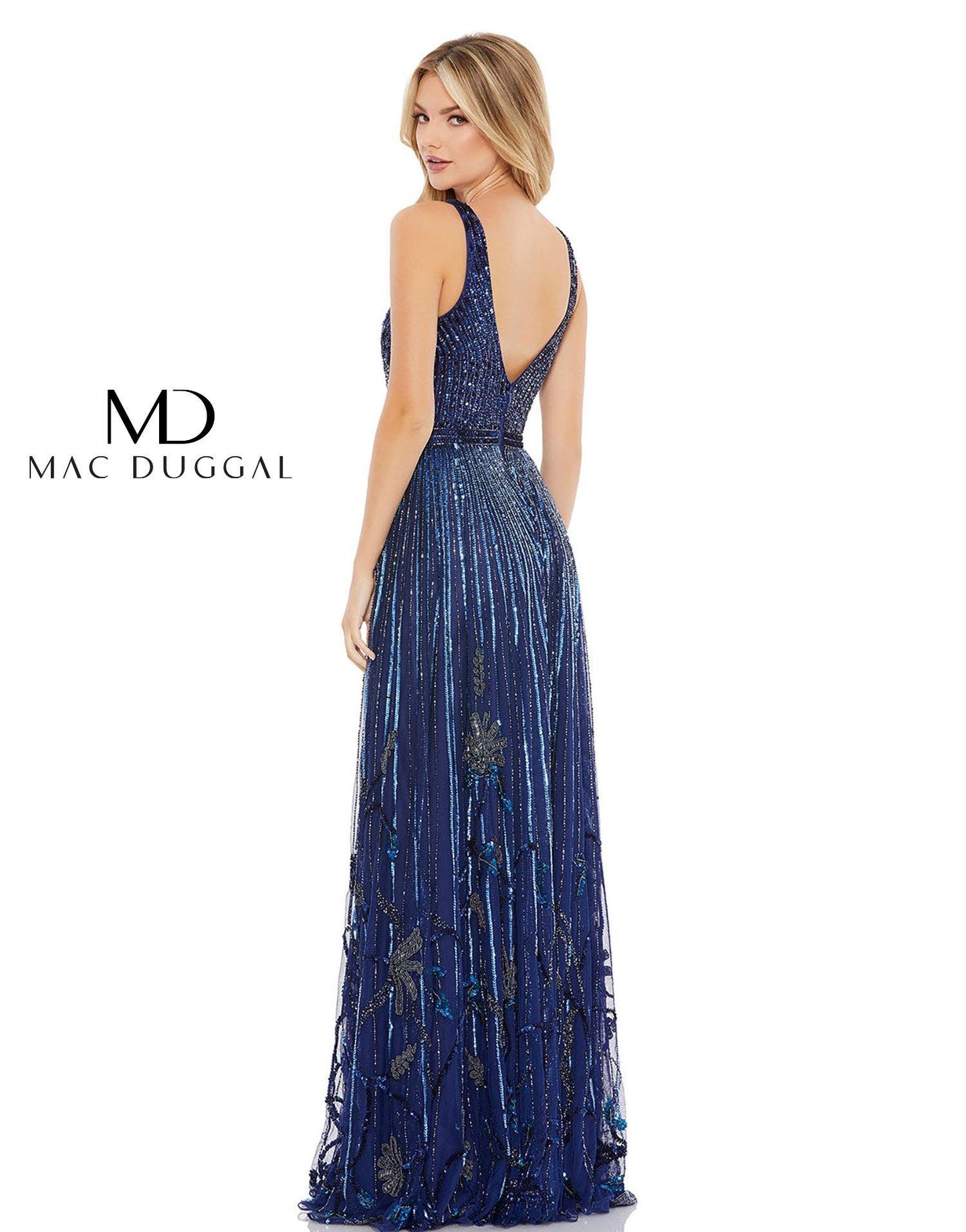 Mac Duggal Prom Long Sleeveless Formal Dress 5226 - The Dress Outlet