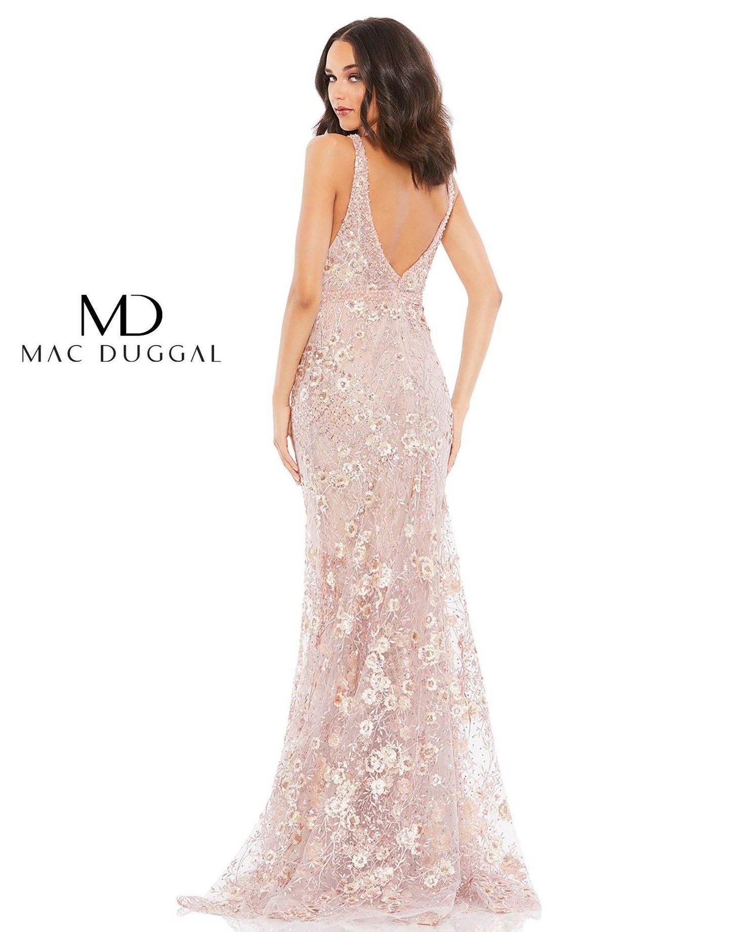 Mac Duggal Prom Long Sleeveless Formal Dress 67481 - The Dress Outlet