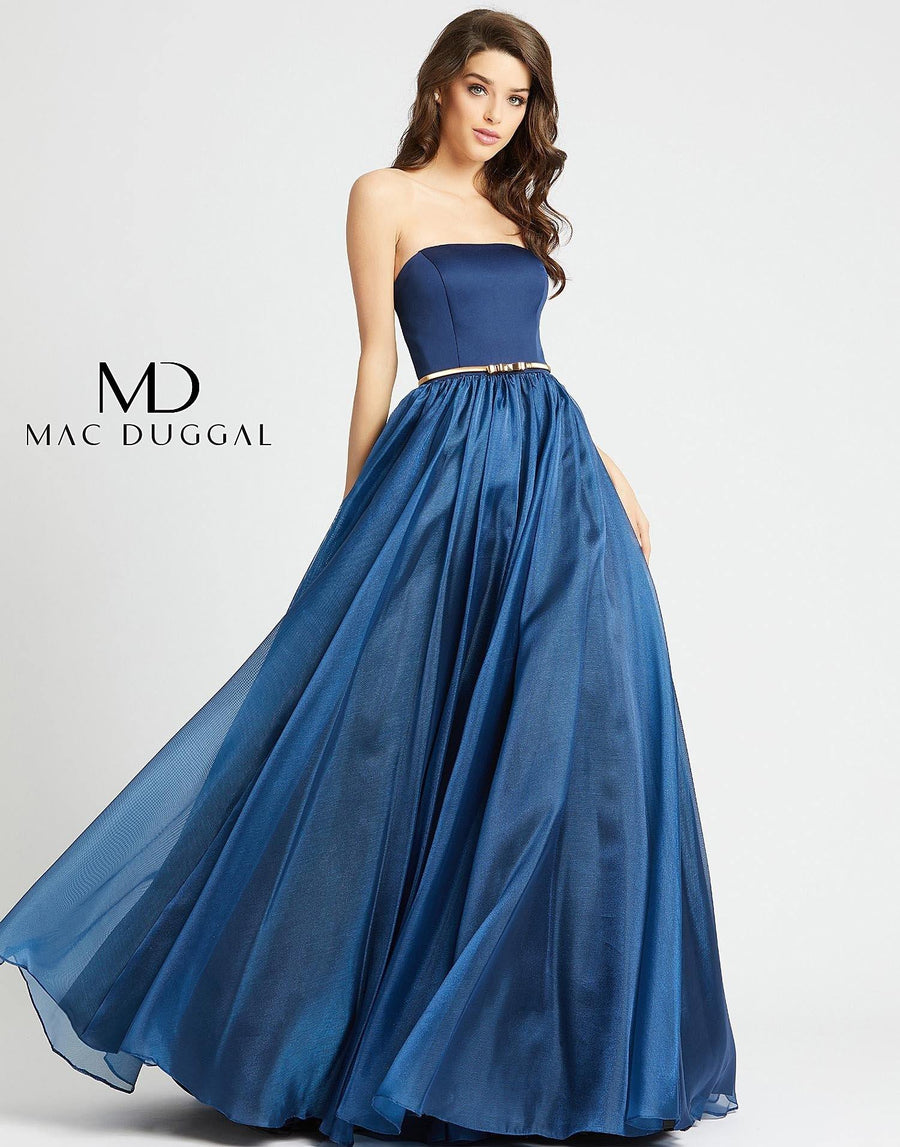 Mac Duggal Prom Long Strapless Ball Gown 25943H - The Dress Outlet