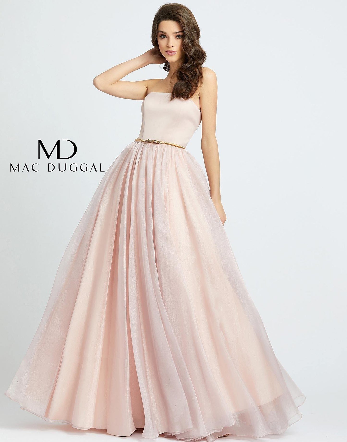 Mac Duggal Prom Long Strapless Ball Gown 25943H - The Dress Outlet