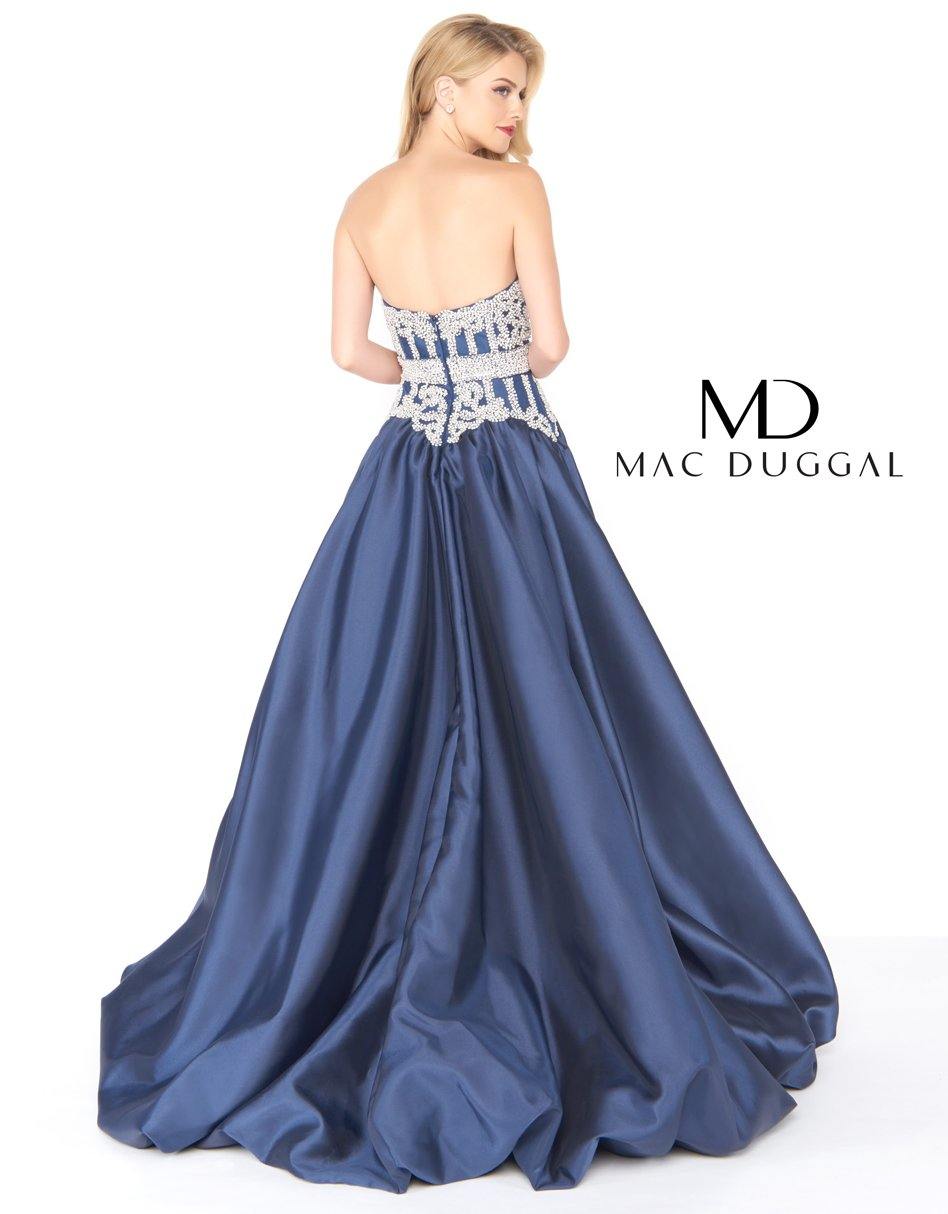 Mac Duggal Prom Long Strapless Ball Gown 62894R - The Dress Outlet