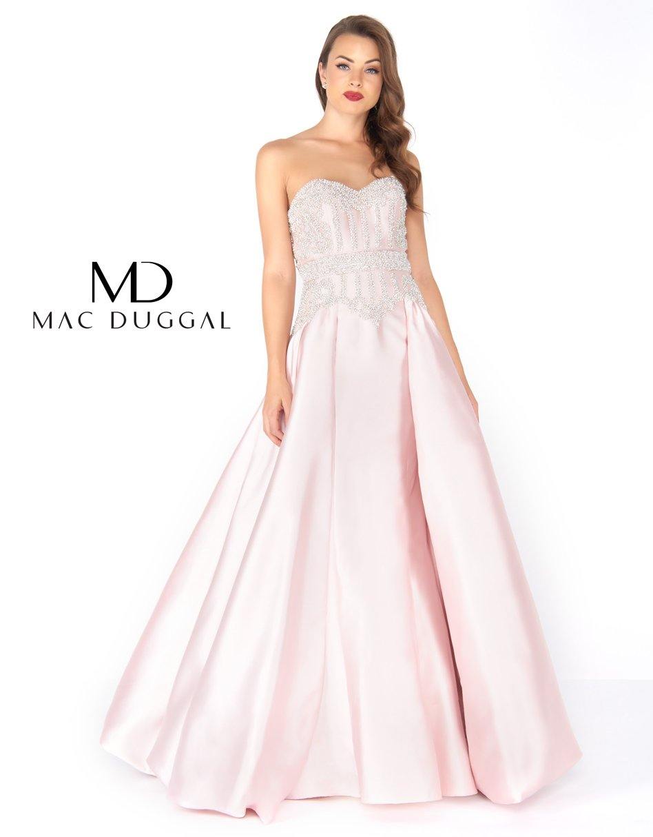 Mac Duggal Prom Long Strapless Ball Gown 62894R - The Dress Outlet