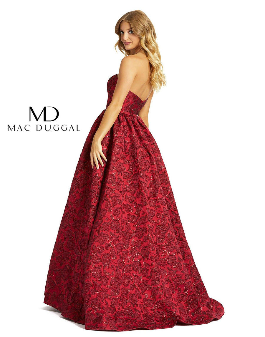 Mac Duggal Prom Long Strapless Ball Gown 66745H - The Dress Outlet