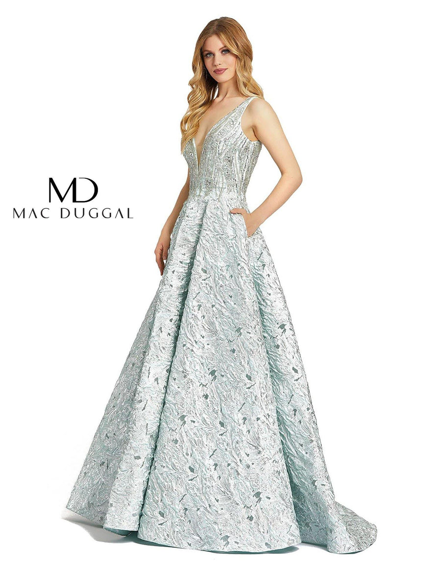 Mac Duggal Prom Sleeveless Long Ball Gown 40996 - The Dress Outlet