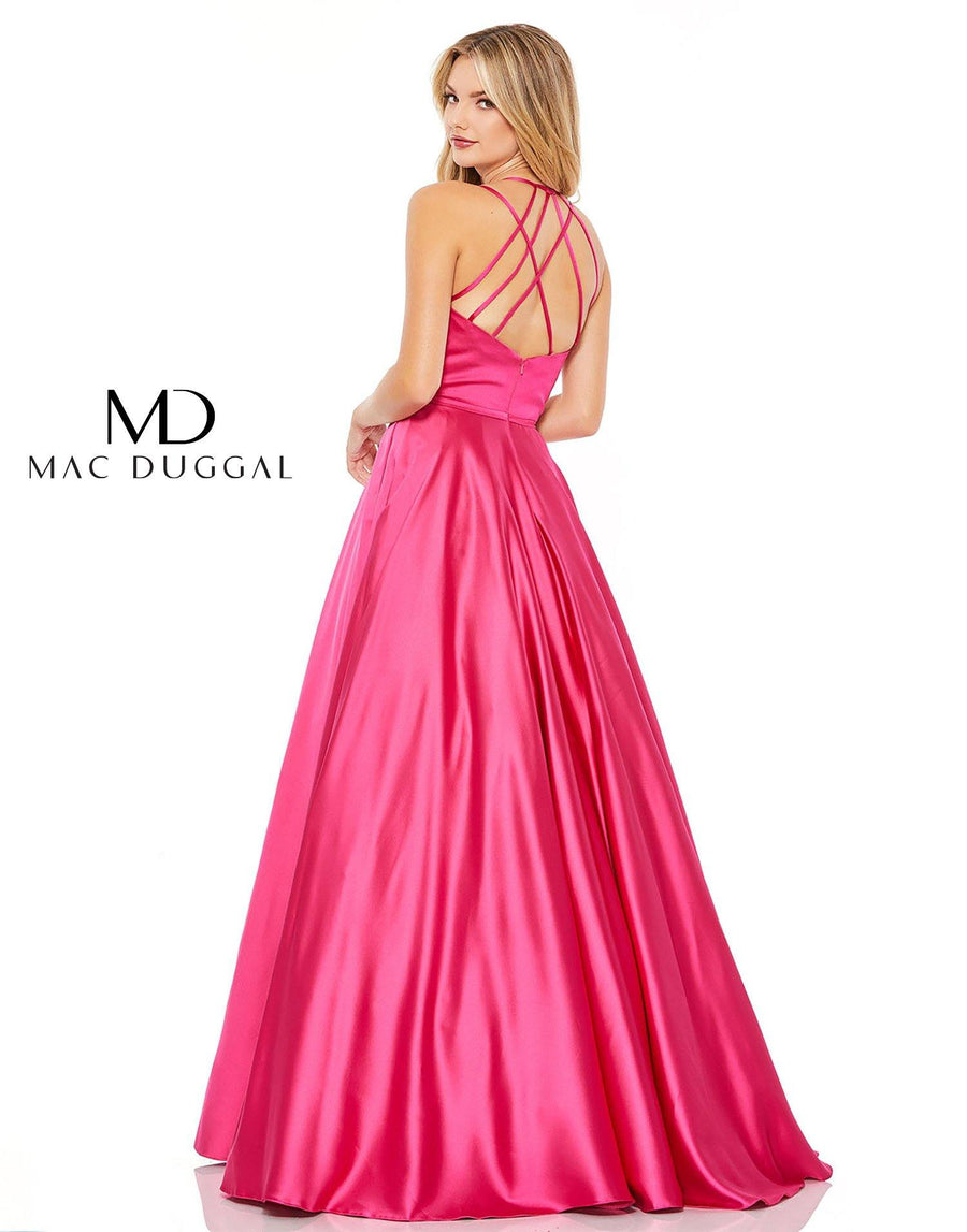 Mac Duggal Prom Spaghetti Strap Long Dress 67559 - The Dress Outlet