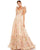 Mac Duggal Ruffled Floral Cut-Out Chiffon Gown 67803 - The Dress Outlet