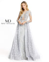 Formal Dress Long Sleeve Formal Evening Dress Platinum